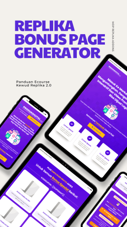Materi Replika Bonus Page Generator